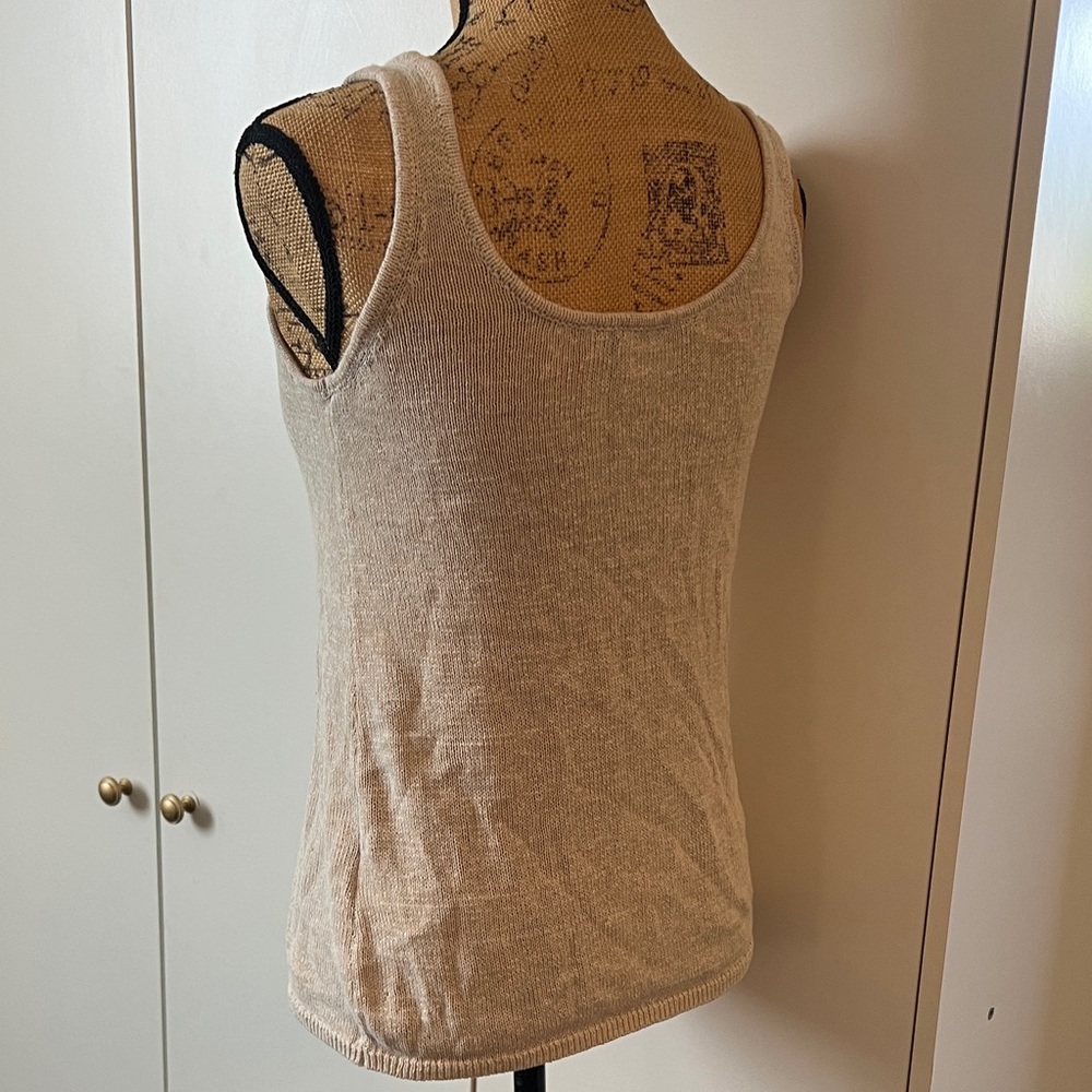 Women's Zara Cream Tank Top - Picture 2 of 4